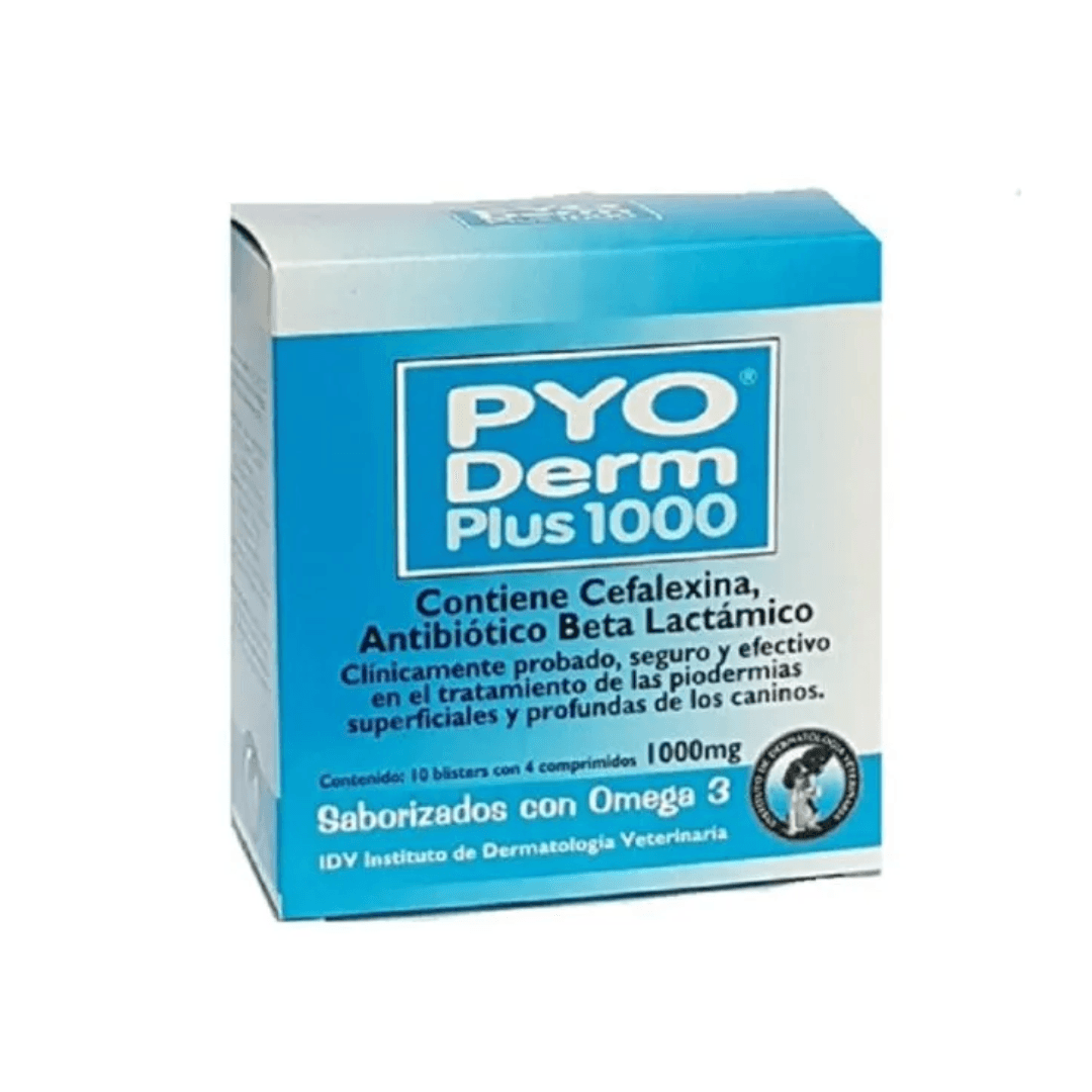Pyo Derm plus 1000 (blister por 4 comp)